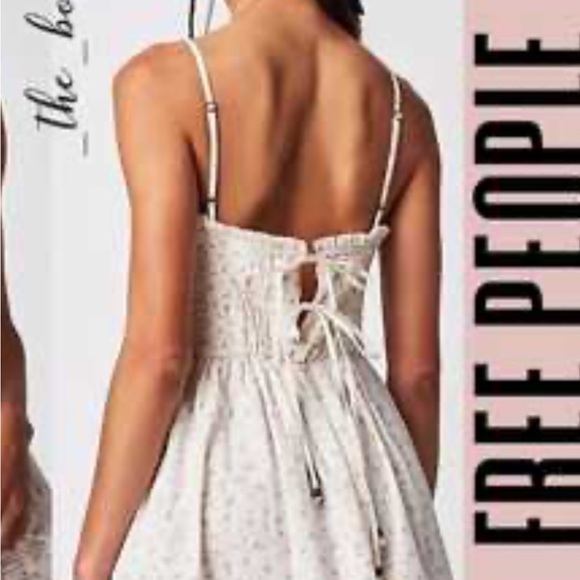 Free people gabby mini dress nwot size medium - Picture 2 of 7